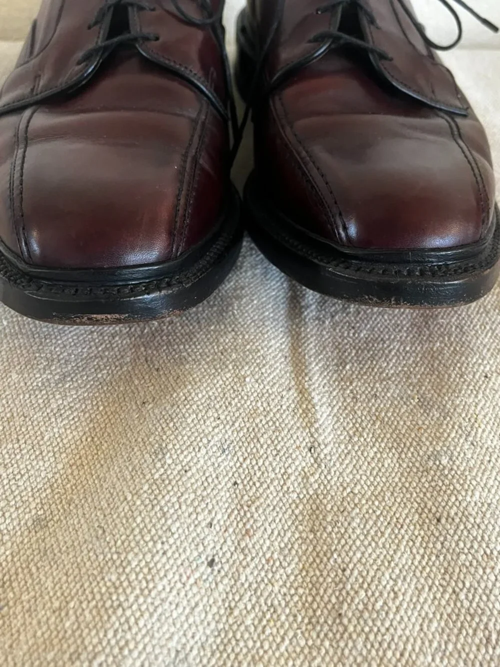 Allen Edmonds Men's Brown Hillcrest Leather Dress Office Shoes Sz 9.5